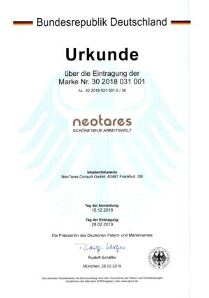 2019 Markeneintrag