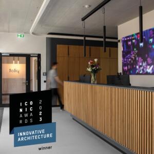neotares_Presse_neotares gewinnt für zukunftsweisendes Arbeitsplatzkonzept den Iconic Award 2023: Innovative Architecture_2023_01